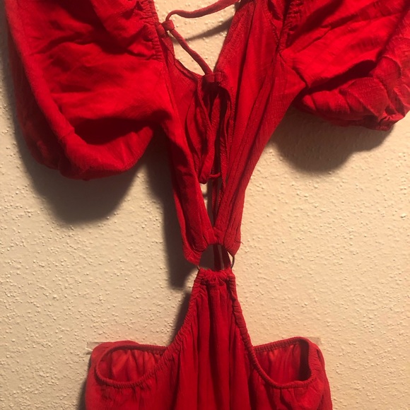 SHEIN Red Dress Size Large - Picture 5 of 9